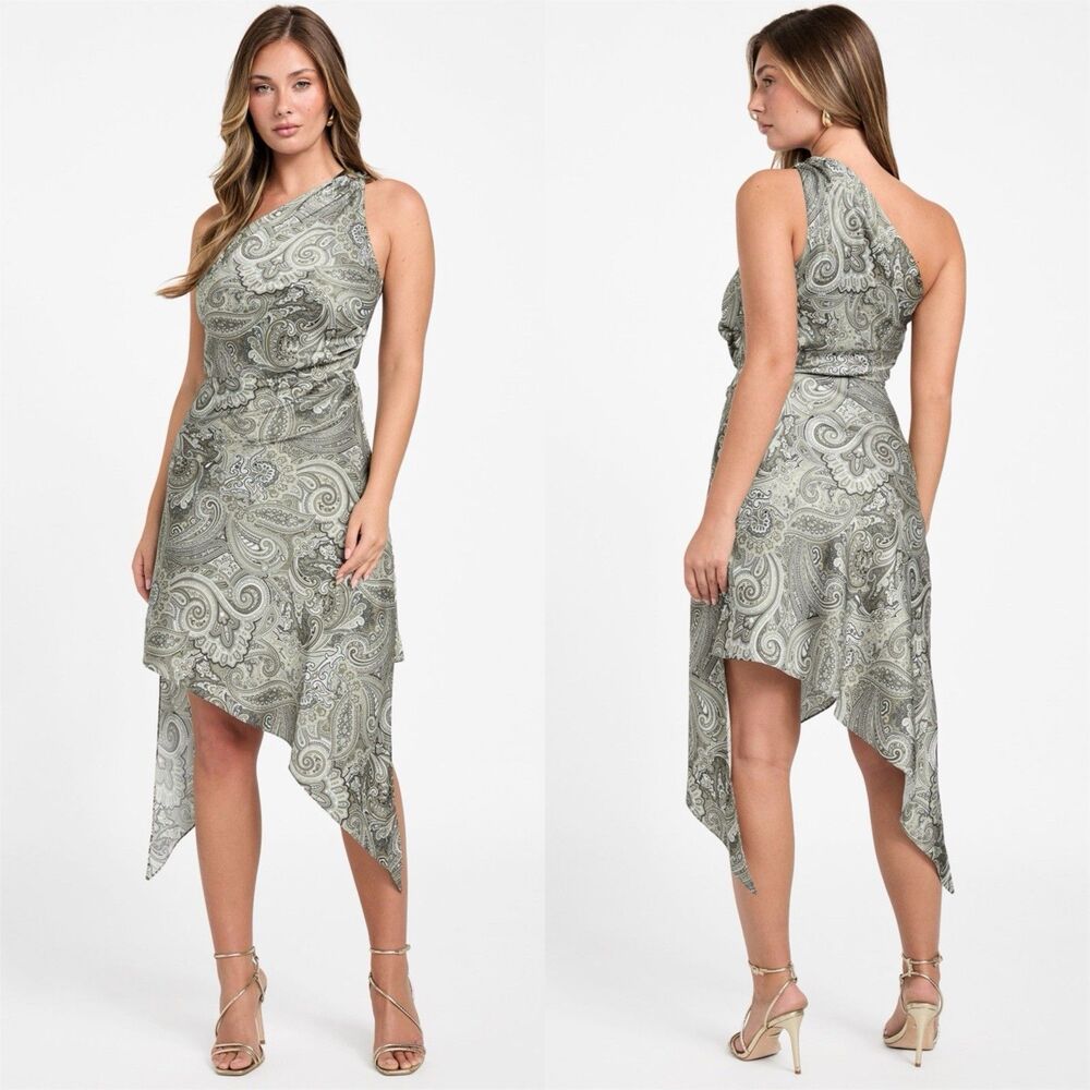 Marciano Guess Women’s Floral Paisley  Treasure Printed Dress 10 / 46 IT